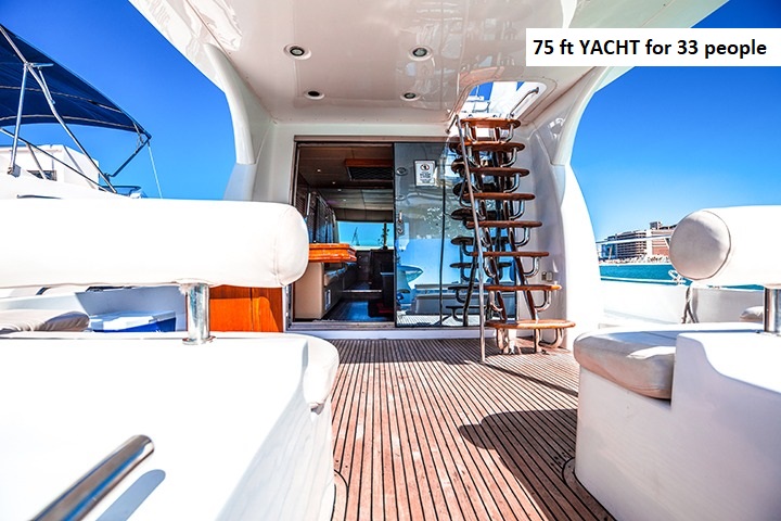 Yacht for upto 40
