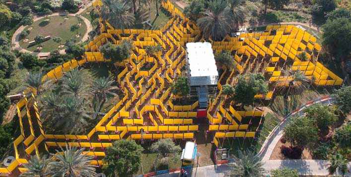 Worlds Largest Mobile Maze