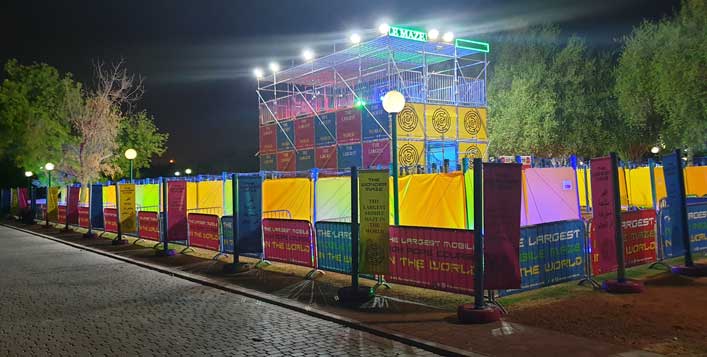 Worlds Largest Mobile Maze