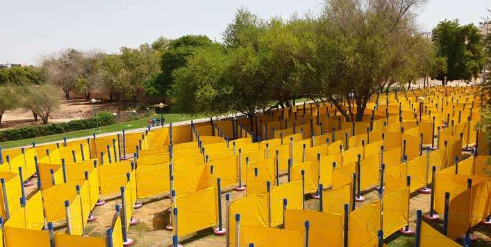 Worlds Largest Mobile Maze