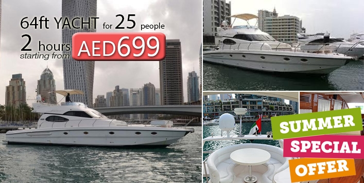 64ft Yacht for 25 people