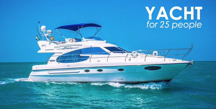 Yacht for upto 25