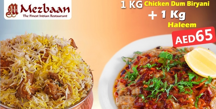Chicken Dum Biryani and Haleem
