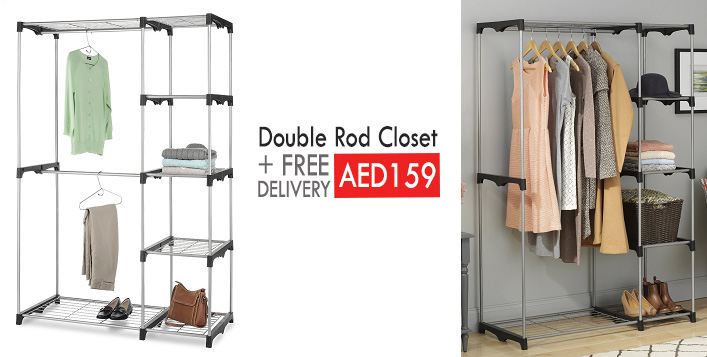 Double Rod Closet For AED 159 at A. L