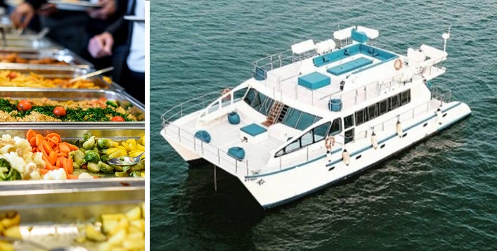 dinner buffet yacht