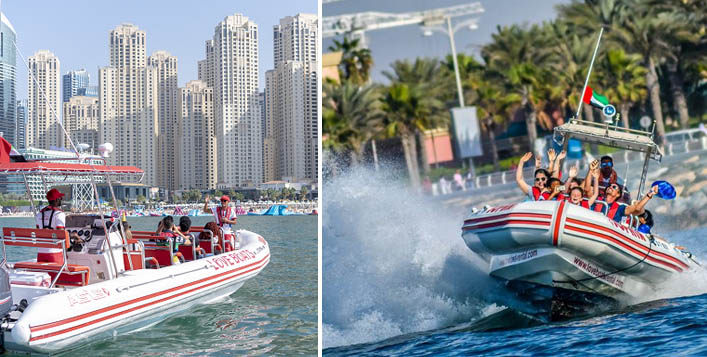 speedboat trip dubai