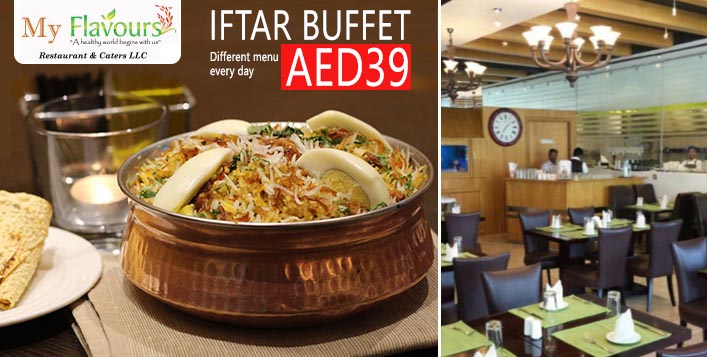 Iftar Buffet Different menu