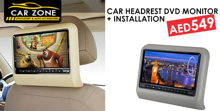 Car Headrest DVD Monitor