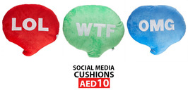LOL OMG WTF Cushions