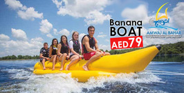 Banana Boat Ride at Jumeirah Beach