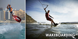 Wakeboarding on JBR Beach