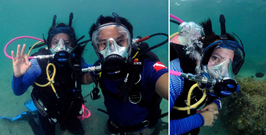 Full Face Mask Dive Experience