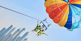 Parasailing in JBR Dubai