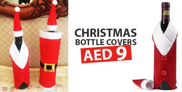 Christmas Bottle Covers.